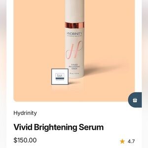 Hydrinity vivid brightening serum